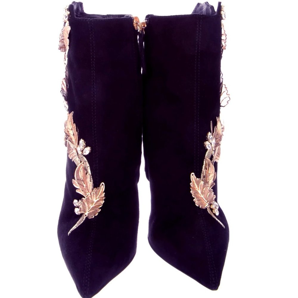 GIUSEPPE ZANOTTI Black Rosella Booties